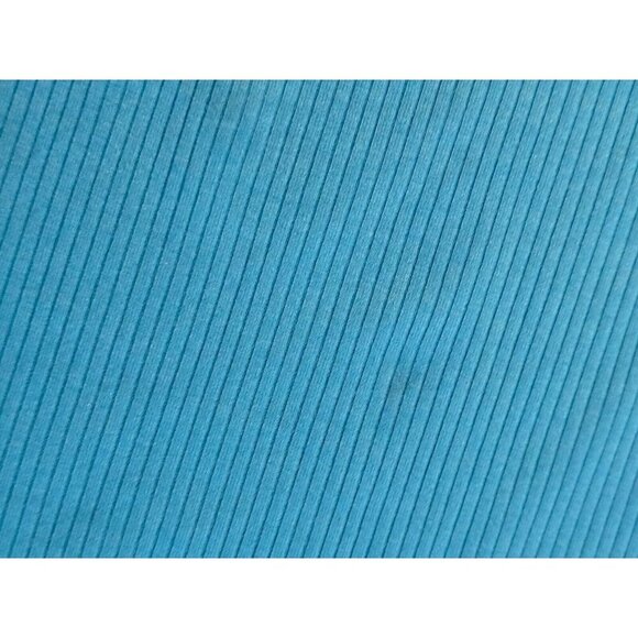 Nina Parker Midi Dress 2X Blue Cut Out Stretch Ribbed Ruched Short Sleeve Casual - Picture 14 of 16